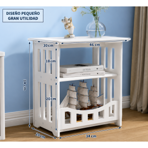 Organizador Auxiliar Multifuncional para Hogar, Elegante y Práctico  46*30*34cm, Por Mayoreo