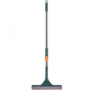 Limpiavidrios multifuncional con mango extensible de hasta 120 cm, ideal para limpiar vidrios, ventanas, puertas de cristal, azulejos y otras superficies lisas- Por Mayoreo  ZE-1319