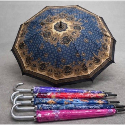 Sombrilla elegante tipo vintage reforzada con diseño decorativo-  Ideal para protección contra el sol o lluvia ligera. Por Mayoreo ZHY-93