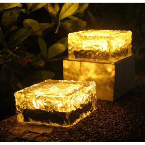 Luz Solar De Ladrillo En Forma De Cubo De Hielo,TAMAÑO: 7cm*5.4cm LED684