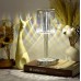 Lámpara de mesa de cristal led acrílico decoración 3 cambios de 8*25CM LED739