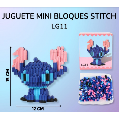 Mini Bloques De Construccion Juguetes Armables STITCH LG11