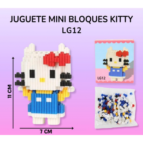 Mini Bloques De Construccion Juguetes Armables KITTY LG12