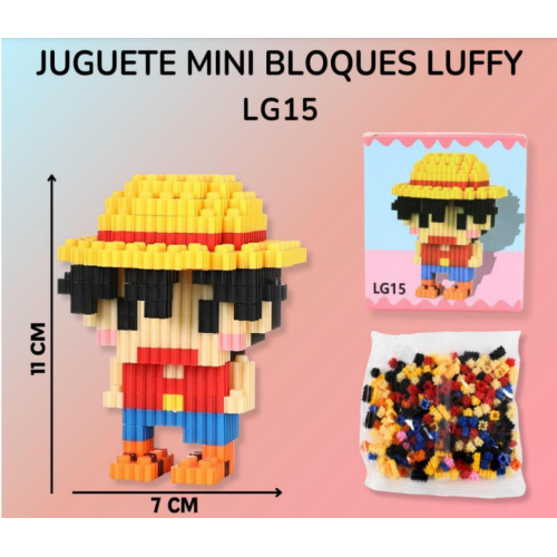 Mini Bloques De Construccion Juguetes Armables LUFFY LG15