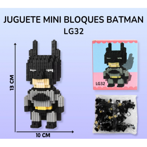 Mini Bloques De Construccion Juguetes Armables BATMAN LG32