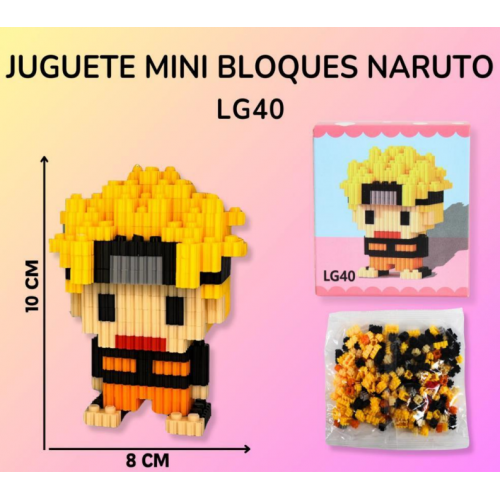 Mini Bloques De Construccion Juguetes Armables NARUTO LG40