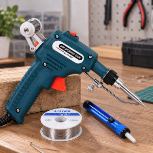 Pistola para soldar diseñada para realizar trabajos de soldadura.