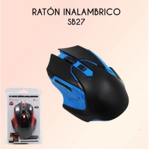 Mouse inalámbrico para computadora tipo gamer SB27