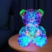 Oso 40cm de peluche con luz holográfica LED en caja de regalo SDD1146