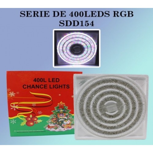 Series de luces de 20mts con 400 led, colores + cálida 8 modos de luz SDD154 