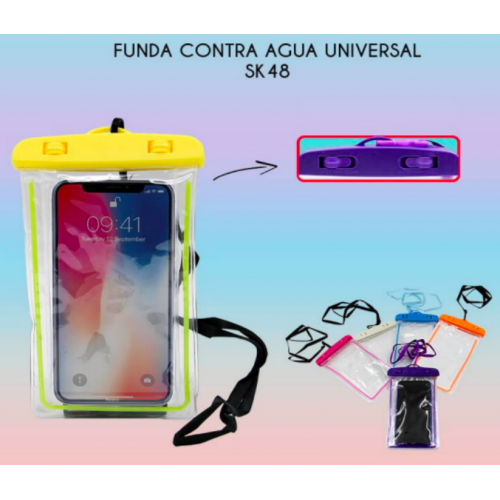 Funda contra el agua para celular SK48