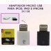 Adaptador micro USB para IPOD,IPAD Y IPHONE SX138