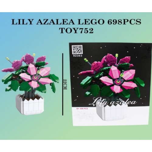 Lily azalea bloques de construcción de 698pzs TOY752