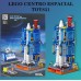 Cohete espacial bloques de construcción con 668pzs,de 13.6*18*35.2cm  TOY831