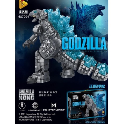 Bloques de construcción de godzilla 1284 pzs TOY835