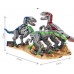 Bloques de construcción de dinosaurio velociraptor TOY839