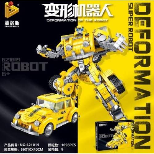 Bloques de construcción robot deformation con 1069pzs TOY845