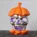 Lámpara de cabeza de calaveras con calabaza 9*6cm WS181