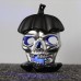 Lámpara de cabeza de calaveras con calabaza 9*6cm WS181