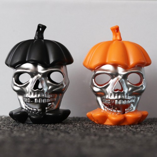 Lámpara de cabeza de calaveras con calabaza 9*6cm WS181