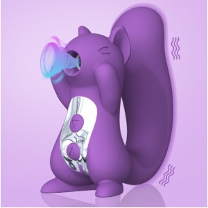 Dispositivo de succión en forma de ardilla con vibración de 10 frecuencias, Productos para adultos femeninos con carga USB Por Mayoreo WWY931
