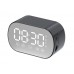 Bocina bluetooth con despertador reloj digital YX490