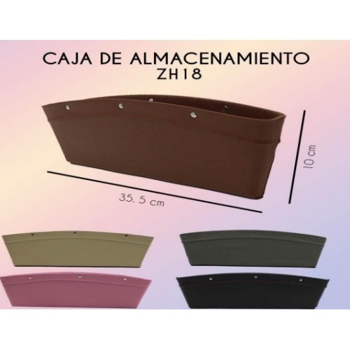 Caja/bolsa de almacenamiento para reposabrazos de consola lateral ZH18