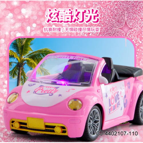 Coche de carreras teledirigido, coche a control remoto para niñas, con baterias AA, Mayoreo 666-132 