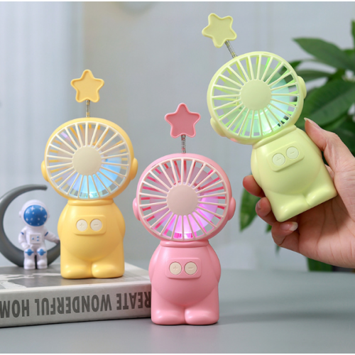 Nuevo ventilador de mano de astronauta de verano, recargable por USB,Mayoreo 0X-100