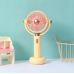 ventilador eléctrico portátil pequeño carga USB, ventilador de escritorio de verano para dias calurosos FY082 