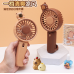 Nuevo mini ventilador portátil de dibujos animados con diseño de mascota con carga USB,Mayoreo SY959C