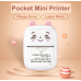  Mini impresora fotográfica portátil vinculada con bluetooth(Solo color rosa), Mayoreo D-21614
