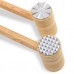 Martillo multifuncional ablandador de carne de madera y metal doble cara práctico para el hogar, Por Mayoreo 032-69