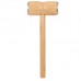 Martillo multifuncional ablandador de carne de madera y metal doble cara práctico para el hogar, Por Mayoreo 032-69