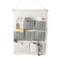 Bolsas Organizador colgante de pared con 7 bolsillos 46.5 x 35 cm ideal para baño cocina y recámara. Por Mayoreo 0770