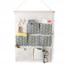 Bolsas Organizador colgante de pared con 7 bolsillos 46.5 x 35 cm ideal para baño cocina y recámara. Por Mayoreo 0770