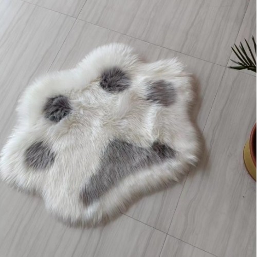 Alfombra tapete de felpa con forma de garra de gato alfombra decorativa de 60x90cm,  por mayoreo 0841
