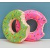 Flotador inflable con diseño tipo dona, ideal para alberca, playa y parques acuáticos. Por mayoreo 1343-14