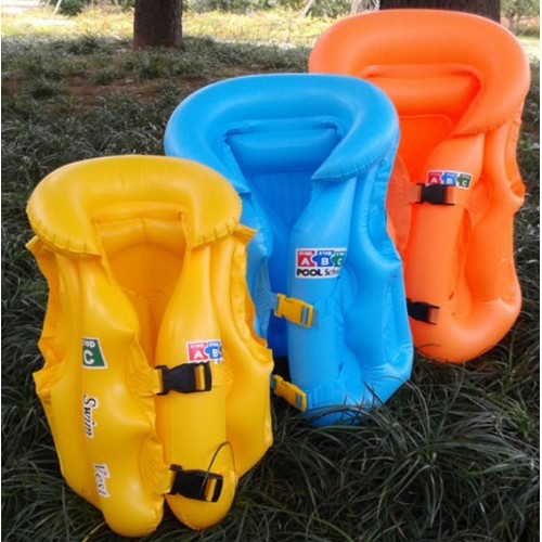 Chaleco Salvavidas Inflable Infantil con Arnés – Flotador de Seguridad para Alberca y Playa Por Mayoreo  1343-27