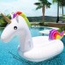 Flotador Inflable Gigante Unicornio con Cola Arcoíris –Perfecto para alberca, playa y balnearios- Por Mayoreo 1502-30