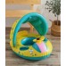 Flotador Inflable desmontable Infantil con Techo y Volante de PVC – Piscina Flotante con Sombrilla- Por Mayoreo 1502-7