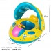 Flotador Inflable desmontable Infantil con Techo y Volante de PVC – Piscina Flotante con Sombrilla- Por Mayoreo 1502-7