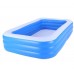 Piscina Inflable Rectangular de 3 Anillos de 150 cm – Alberca Familiar Portátil para Jardín y Patio- Por Mayoreo 1502-9