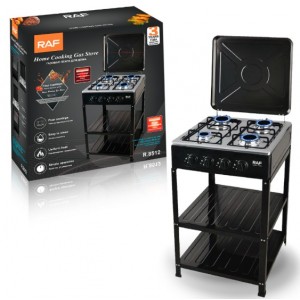 Estufa de Gas Portátil con Compartimento Térmico y 3 Quemadores. Parrillas reforzadas y repisas inferiores para almacenamiento. Por Mayoreo 16098-4