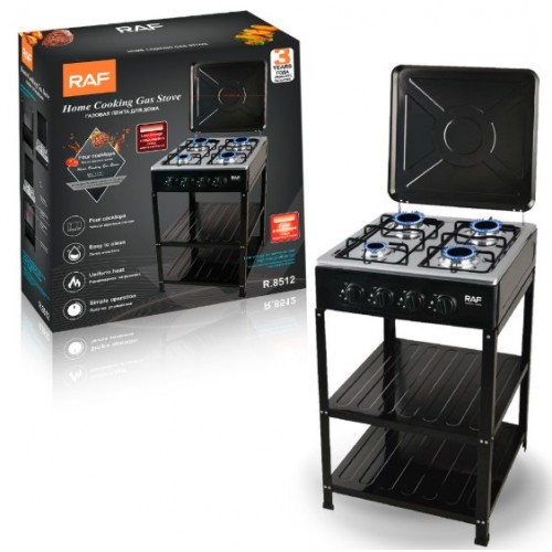 Estufa de Gas Portátil con Compartimento Térmico y 3 Quemadores. Parrillas reforzadas y repisas inferiores para almacenamiento. Por Mayoreo 16098-4