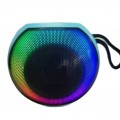 Bocina portátil Bluetooth con luces LED RGB recargable –Compatible con dispositivos móviles mediante conexión Bluetooth y recargable por USB. Perfecta para interiores y exteriores. Por mayoreo 17578-3