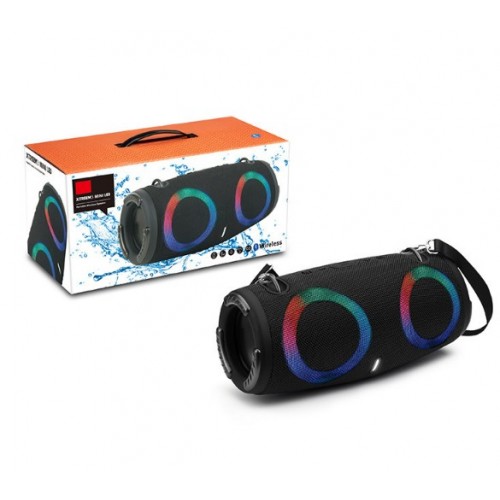 Bocina Bluetooth portátil con iluminación LED RGB integrada, ideal para reproducir música. recargable y conexión inalámbrica Bluetooth Por Mayoreo 17578-5