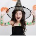 Sombreros de bruja decorativos de malla con diferentes diseños – Modelos surtidos – Accesorio ideal para disfraces y decoración de Halloween- Por Mayoreo 1985-12