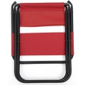 Silla plegable portátil para picnic, camping y pesca. con estructura metálica resistente y asiento de lona reforzada- Por Mayoreo 20218-3