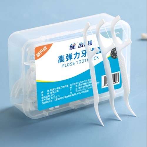Cajas de Palillos de hilo dental tipo flosser ultrafinos Portátiles, resistentes y fáciles de usar. para limpieza interdental. Por Mayoreo 342-7